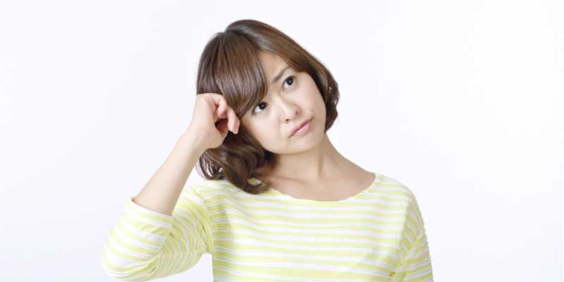 相談されて困っている女性