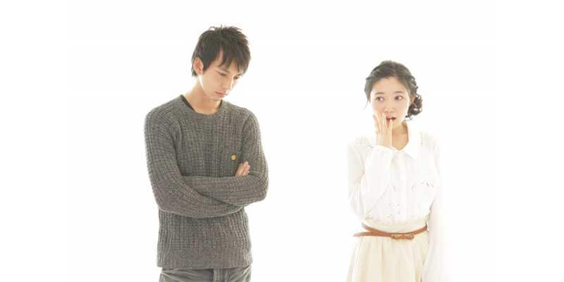 会話が続かない男女
